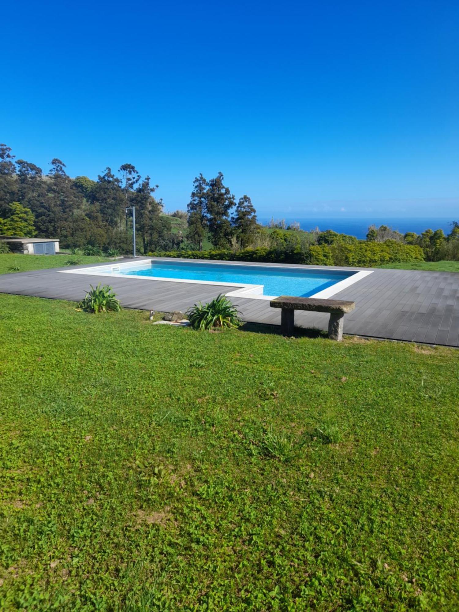 Casas do Forneiro O Horizonte Casa familiar com piscina e vista sublime Nordeste (Azores) Exterior foto